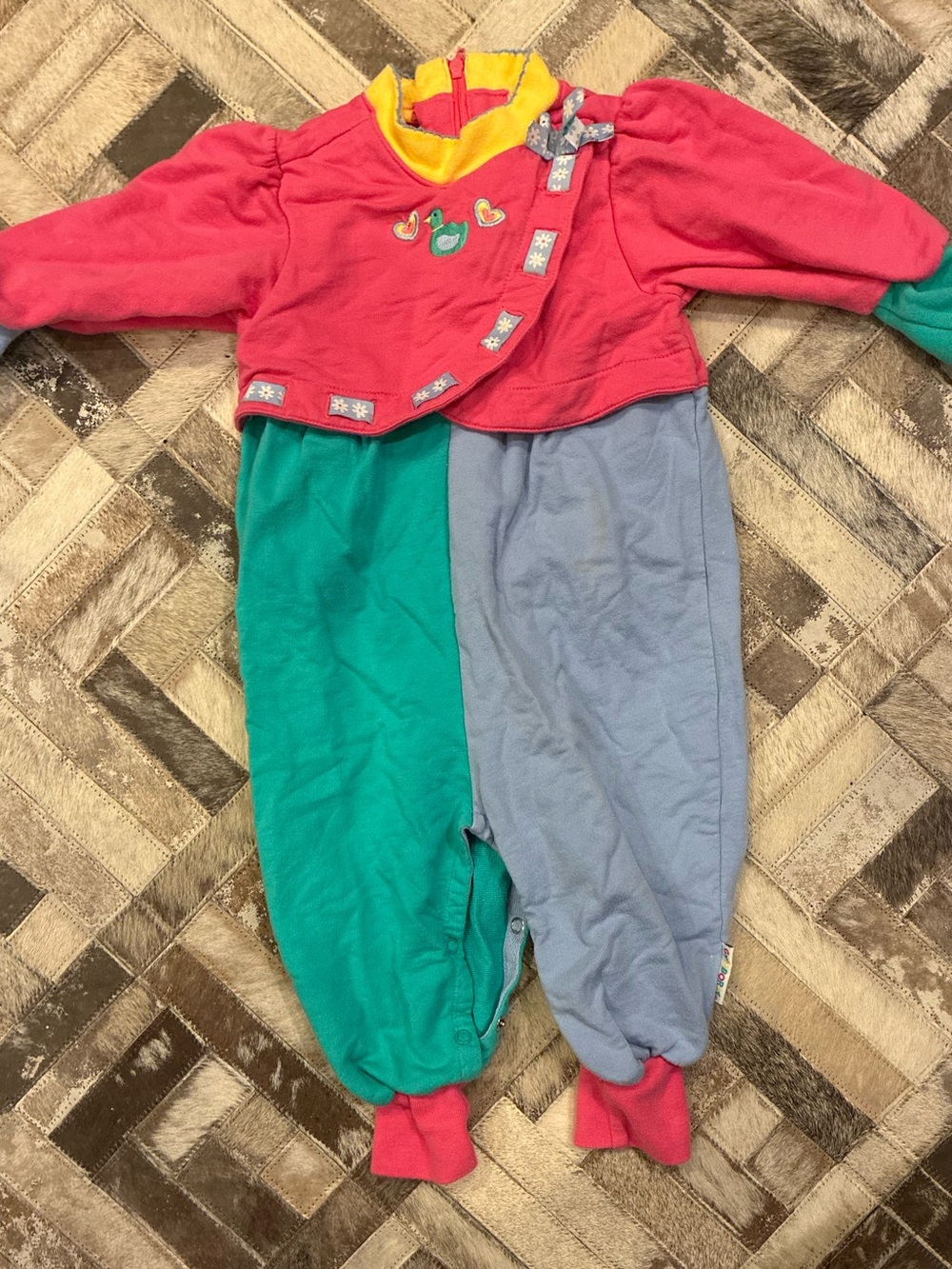 Vintage Gymboree Rainbow tag Hansel and Gretel 1995 Baby Outfit